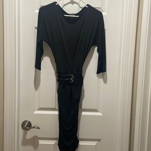 Vintage Cache, Belted ruched dress.